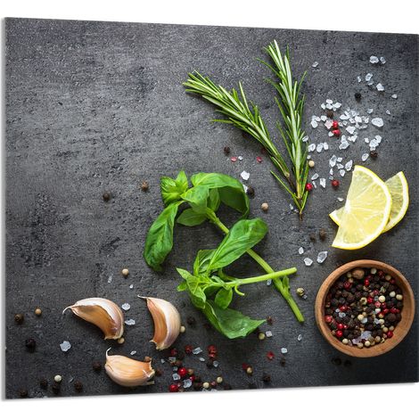 PANNELLO IN VETRO PER CUCINA 65x60 Ardesia (1/5)