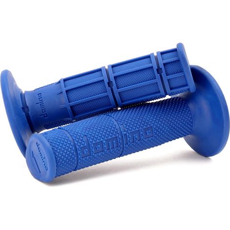 Manopole Domino OFF road monocomponente ultra morbide (22+25MM, LUNGHEZZA 120/123M) SENZA fori blu (1/3)