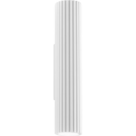 "Applique PALLADIO in gesso verniciabile con struttura tubolare 35 cm." (1/4)