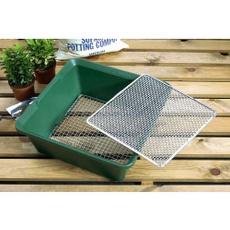 Garden Sieve Riddle Garland '2 in 1' Sieve Green Made From Tough Galvanised Wire