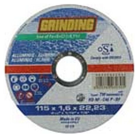 50PZ DISCHI TAGLIO SOTTILE CENTRO PIANO ALLUMINIO MM.115 mm115x1,6 foro