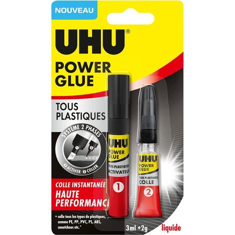 Power Glue - Colle Instantanée Liquide Extra-Forte Tous Plastiques (1/5)