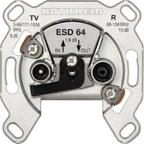 Kathrein Antennensteckdose 2fach Durchschleifdose ESD 64 (1/5)