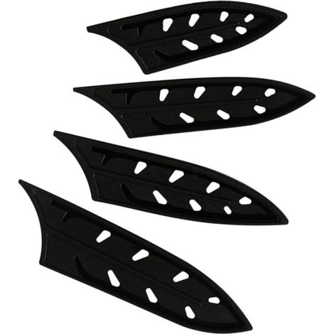 Couvercle de Protection en Plastique Noir et Lot de 10 Pièces pour Assure un Rangement Sûr Cutter Céramique Cuisine (1/5)