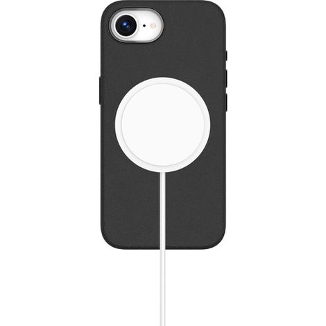 Étui en cuir VENICE pour iPhone 17e/16e Noir GRS (1/5)