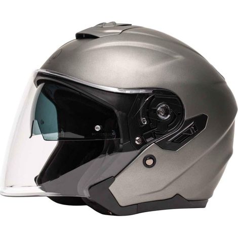 Casque Jet M-JET - Fibre - Titanium mat (1/3)