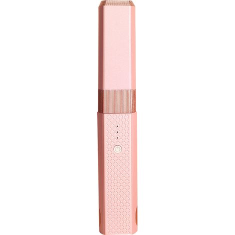 Fer à lisser portable sans fil 18 W, 3 niveaux de température, rechargeable, pour la maison, rose (1/5)