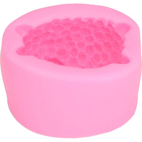 Moule en silicone DIY fait main forme de mouton tridimensionnel pour savon, gâteau, chocolat, fondant (1/5)