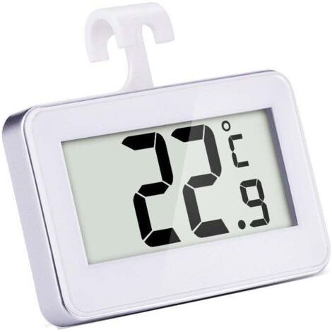 Réfrigérateur Thermomètre Digital Congélateur Thermomètre Digital et Moniteur de Intérieure Température, Blanc (1/3)
