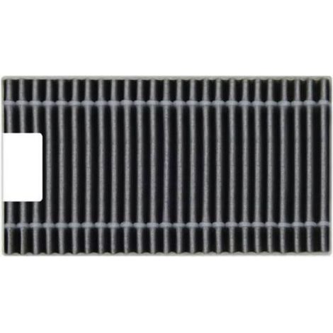 Ecovacs DFI032165 Filtro Antibatterico per Robot Aspirapolvere Compatibile con DEEBOT T90 X12 3 Pezzi colore Nero