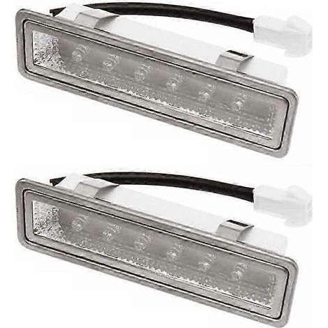 Deux lampes d'extraction de cuisine à LED, dimensions 120x30mm, 1,5W DC 12V, plafonnier LED, compatibles avec Ran QAQ. (1/5)