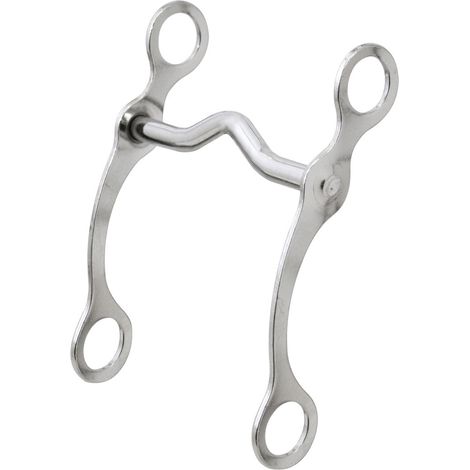 Morso western a collo d'oca in ferro nichelato 12 mm