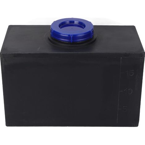 Réservoir d'eau de 5 gallons, réservoir d'eaux usées de camping-car, réservoir d'eau noir pour camping-car, et résistant au froid, réservoir de stockage d'eau carré pour remorques, bateaux (1/5)
