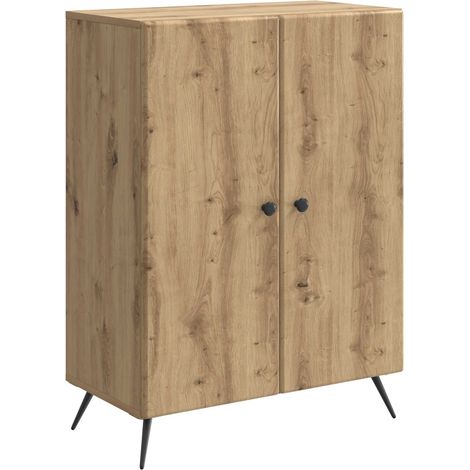 vidaXL  Sideboard  Artisan Oak 66 x 34.5 x 90 cm Engineered Wood