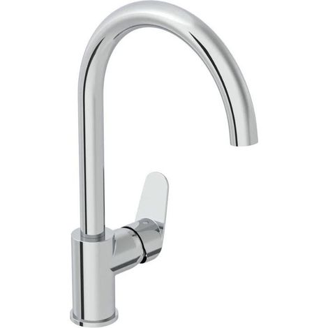 Vitra A43407ENG grifo de cocina cromado diseño elegante