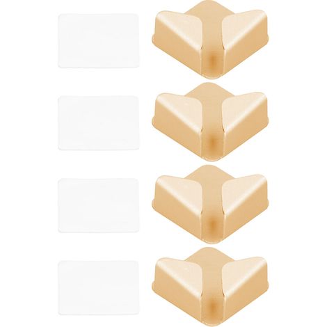 Lot de 4 supports de rangement adhésifs sans perçage pour câbles d'alimentation, avec prises et fiches, pour la maison (couleur or). (1/5)
