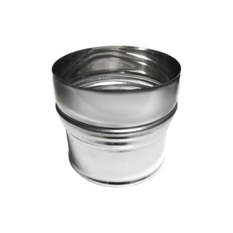 AUMENTO INOX PER CANNE FUMARIE Diam. M 100- F 150 DK (1/2)