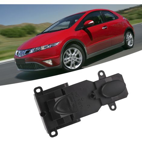 Elektrischer Fensterheberschalter vorne rechts, 5-polig, kompatibel mit Honda Civic 2005-2009, Teilenummer 35760-SNA A03 (1/5)
