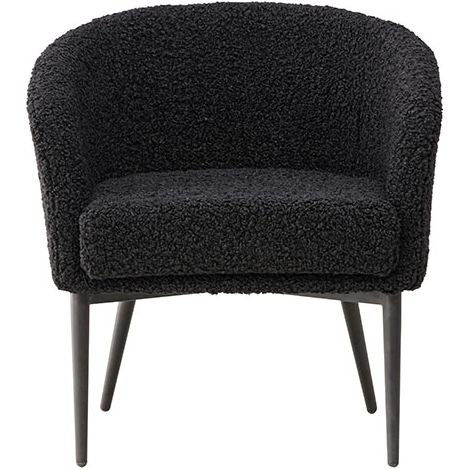 Fluffy Sessel schwarz.