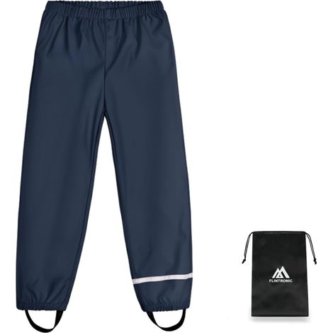 Pantalon Imperméable Enfant, Pantalon de Boue Enfant, Vêtements Imperméables Garçon Fille, Salopette Pluie Fille Étanche Outdoor, Imperméable Respirant (1/5)