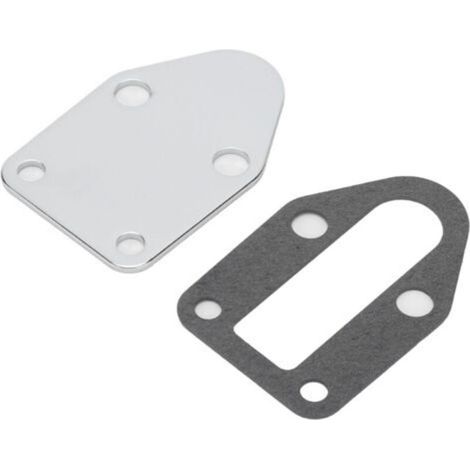 Plaque de Blocage de Pompe à Carburant, sans Trous de Remplacement en Acier Inoxydable pour Moteurs Chevy V8 à Petit Bloc à Partir de '55‑'00 (1/5)