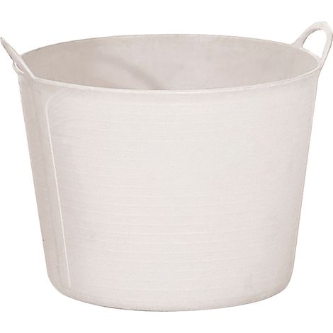 Panier en plastique blanc numéro 3, 40 litres