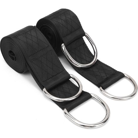 Sangle de sécurité pour hamac suspendu de balançoire d'extérieur, corde en nylon, sangle de 3 mètres x 5 cm (1/5)
