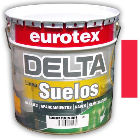 Pintura para Suelos 4L Rojo Clorocaucho  Pintura Garage, Aparcamientos, Naves, SeÃ±alizaciÃ³n (1/3)
