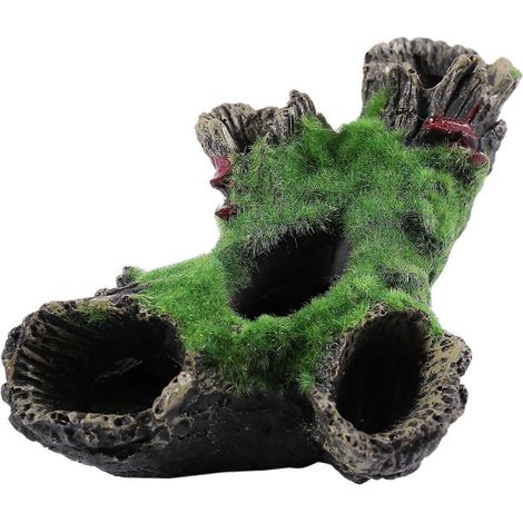 Accessoires de décoration pour aquarium : grotte en mousse pour petits poissons (1/4)