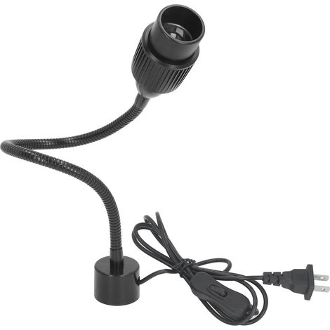 Toivize 7W LED-Arbeitsleuchte mit flexibler Klemme, Magnetfuß, Aluminium und Silikon, 6500K, für Werkstatt und Autoreparatur (1/5)