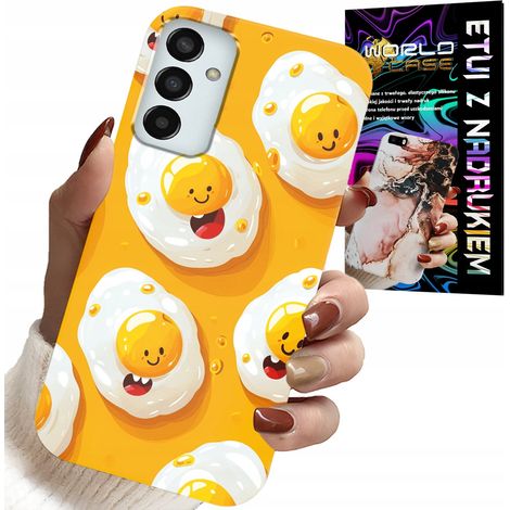 Coque pour Samsung Galaxy M23 - Coque œufs souriants mignons + film protecteur (1/5)