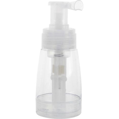 Flacon pulvérisateur de poudre portable en plastique transparent PE-15X6cm