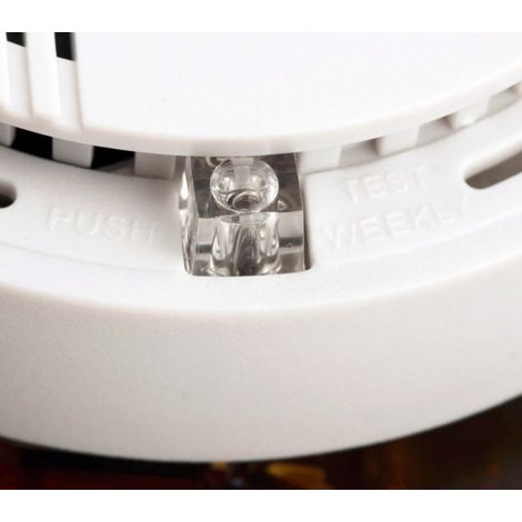 17330 Detector de humo SMOKE ALARM automático redondo con tornillos de montaje (1/5)