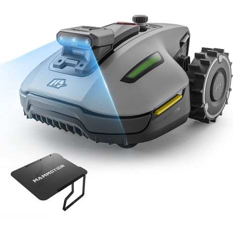 Robot Tondeuse Mammotion YUKA Mini 2 800 avec Garage, jusqu'à 800m², DropMow, Cartographie sans fil, Pente 45% (expédié séparément)