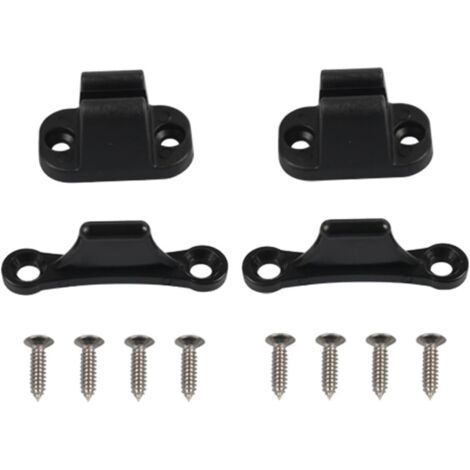 2PCS Kit De Support De Porte RV Caravane Forme De T Porte Bouchon De Retenue Serrure Nylon Camping-Car Porte Porte Titulaire Casier pour Camping-Car (1/5)