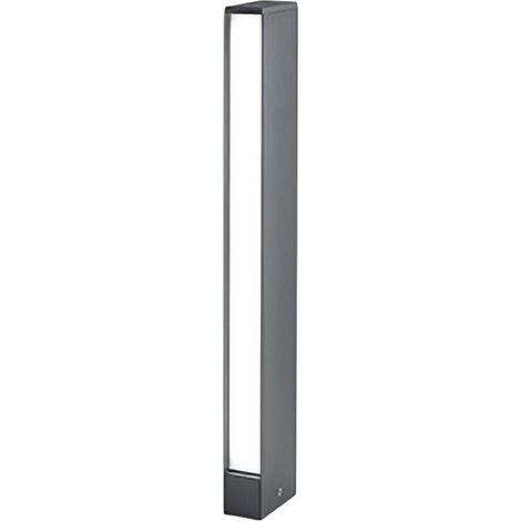 Slat Paletto Luminoso a LED per Esterni, Struttura in Alluminio Pressofuso Grigio Scuro, Diffusore in Policarbonato, 14W, 3000K, Grado IP54, 60.5 cm (1/2)