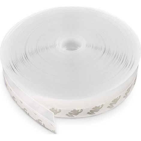 Bande d'Etanchéité en Silicone, Bande d'étanchéité Auto-adhésive Porte Bas Joint Strip Porte Coupe-Bise joint de fond de porte Imperméable, Coupe-vent,Anti-poussière,Anti-bruit(35mm x 10M) (1/5)