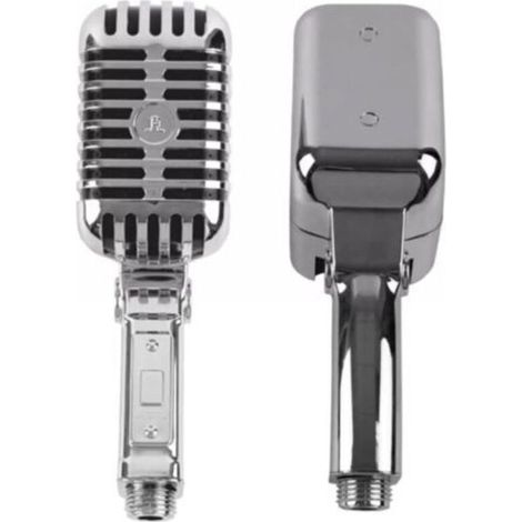 Pommeau de douche avec microphone, pommeau de douche haute pression amovible, douchette, pommeau de douche original en forme de microphone : amusez-vous à chanter (1/4)