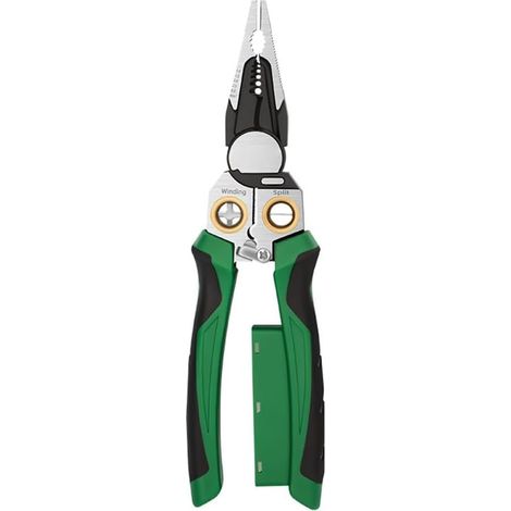 Spellafili elettrici 8 in 1 con tester di tensione, tester di tensione multifunzione, pinza per cavi, forbici per avvolgimento e spaccatura