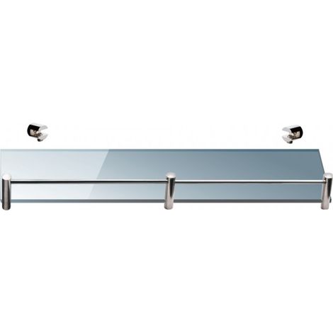 Mensola bagno in vetro 60 cm  VITRO-290 kamalu