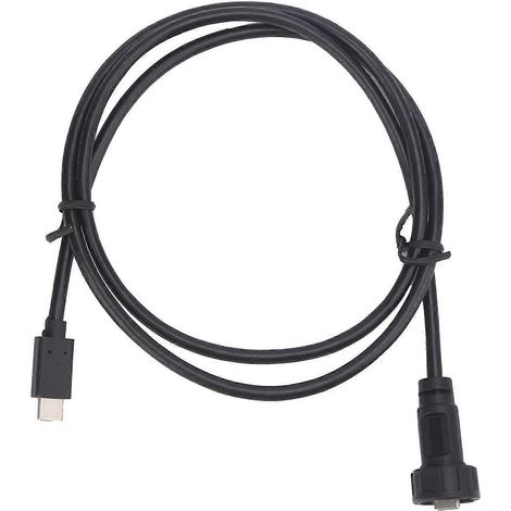 Connecteur USB étanche fileté mâle pour montage sur panneau, fournitures industrielles E10TPC-TA-M/TPC-AM(1M) (1/4)