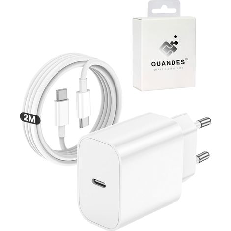 Kit chargeur USB-C PD 20 W à charge ultra-rapide, câble de données C-C 2 m 5 A (1/5)