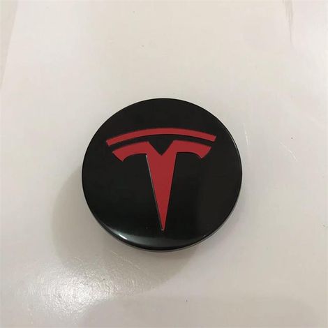 Cache-moyeu Tesla - logo de roue 56 mm