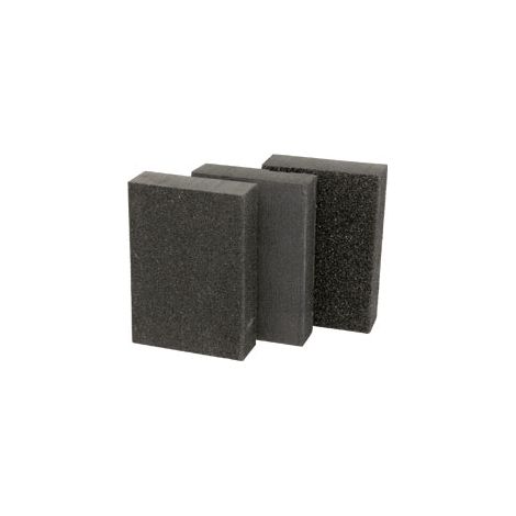 Set d'éponges à poncer KINZO, 3 pièces