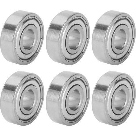 10 roulements à billes en acier inoxydable S607Z pour patins à roulettes, roulements de rechange 7x19x6 mm (1/5)