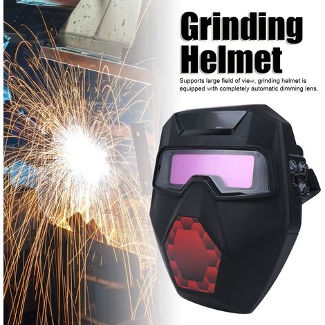 Masque de soudage automatique à tension variable avec casque de protection pour soudage à l'arc sous argon (1/5)