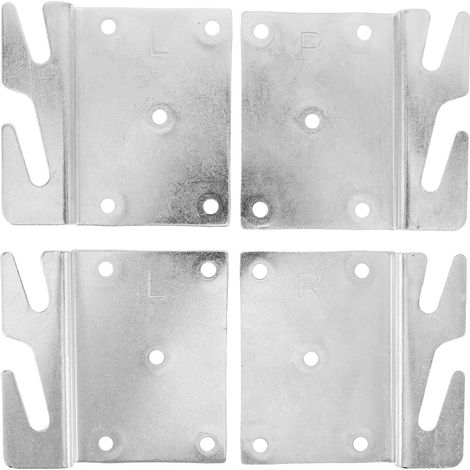 Artibetter 4 Piezas Conector de Esquina Cama Ganchos para Marcos