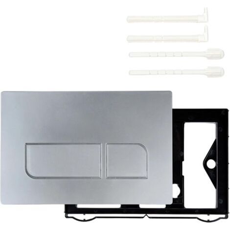 Suspended WC Control Plate, Geberit Wcà Dual Flush Release Plate, Compatible with GEBERIT SIGMA01/20/21/30/50 UP300/320, Suspended Toilet Control Plate (Black) (1/5)