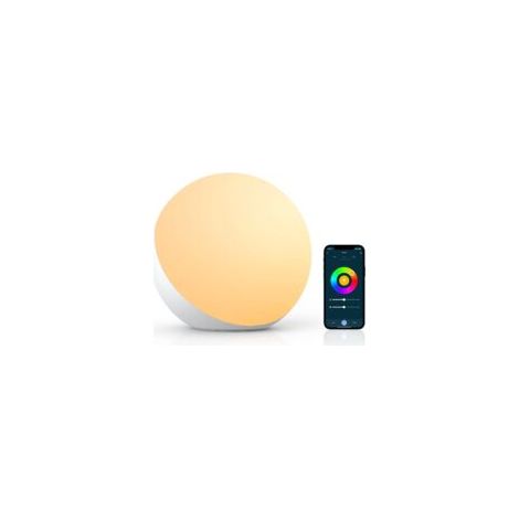 Intelligente Tischlampe, Nachttischlampe kompatibel mit Alexa und Google Home, einstellbare RGB-Farbwechsel-Touch-Lampe für Kinder - Crezuo