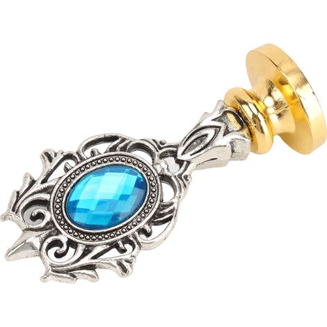 Ensemble de sceaux de cire, motifs nets, couleurs riches, détachables, ensemble de sceaux de cire vintage résistants à la chaleur avec poignée, convient aux cadeaux faits maison, bleu. (1/5)
